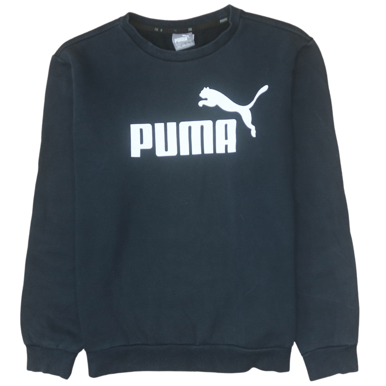 Puma Men's Black Crew Neck Pullover Sweatshirt M