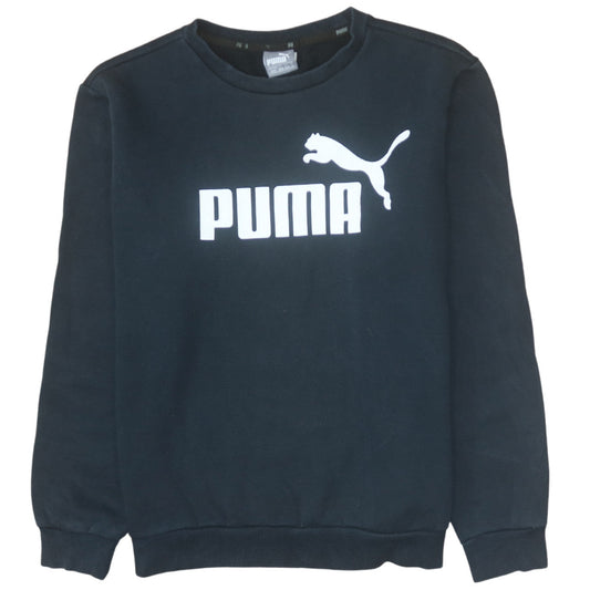 Puma Men's Black Crew Neck Pullover Sweatshirt M