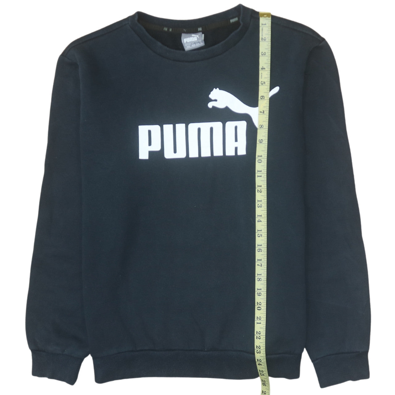 Puma Men's Black Crew Neck Pullover Sweatshirt M