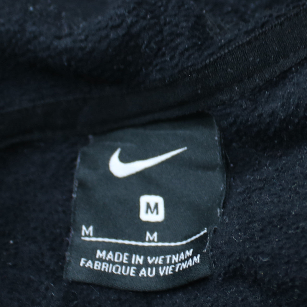 Nike Women's Black Pullover Hoodie M Graphic Logo Athletic