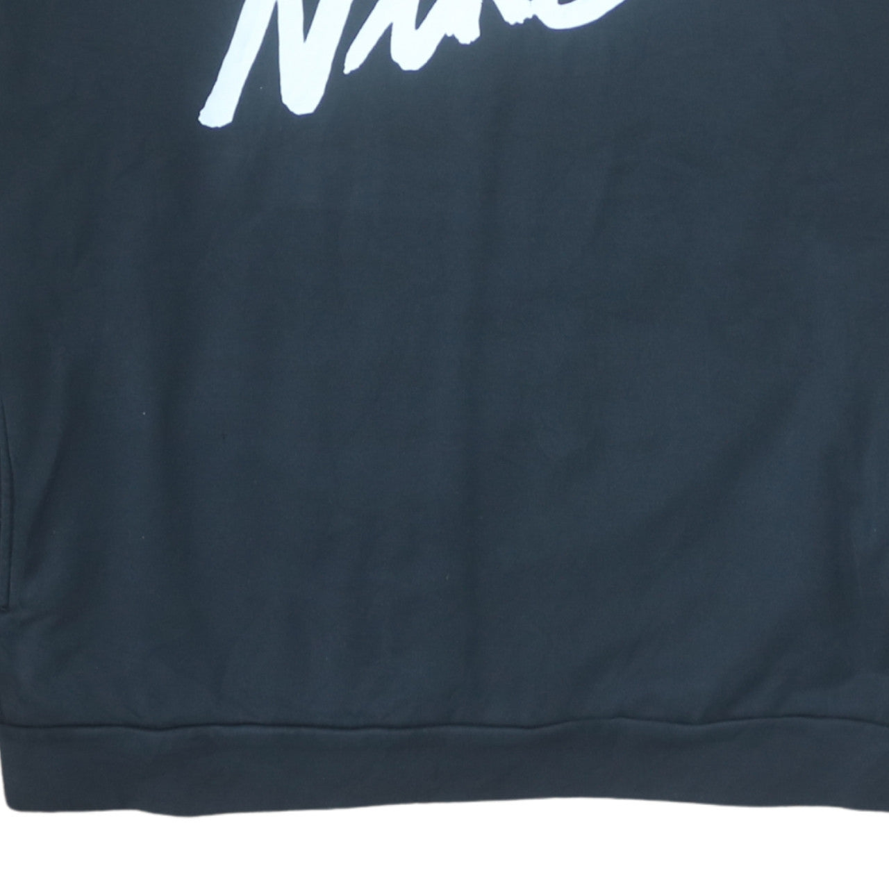 Nike Women's Black Pullover Hoodie M Graphic Logo Athletic