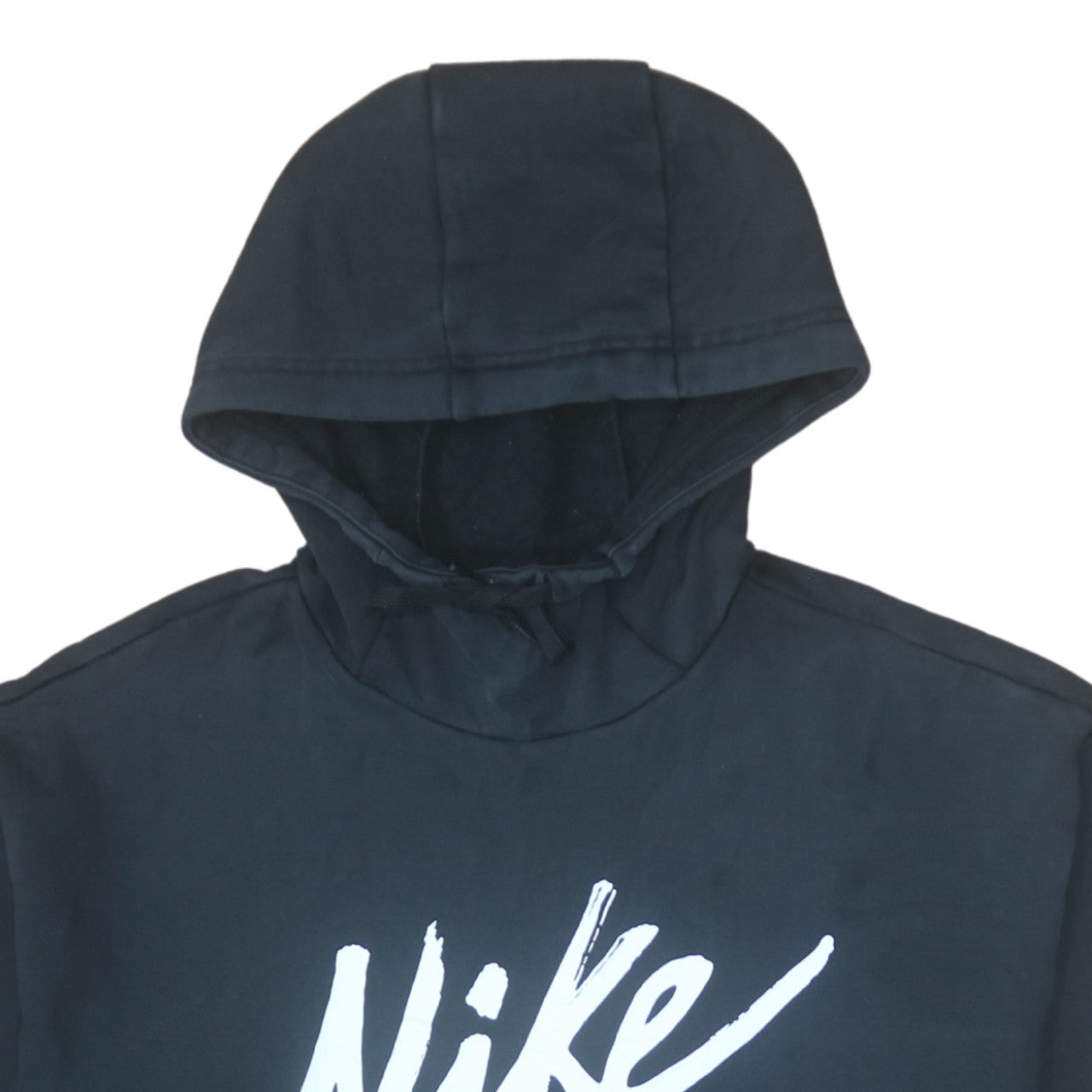 Nike Women's Black Pullover Hoodie M Graphic Logo Athletic