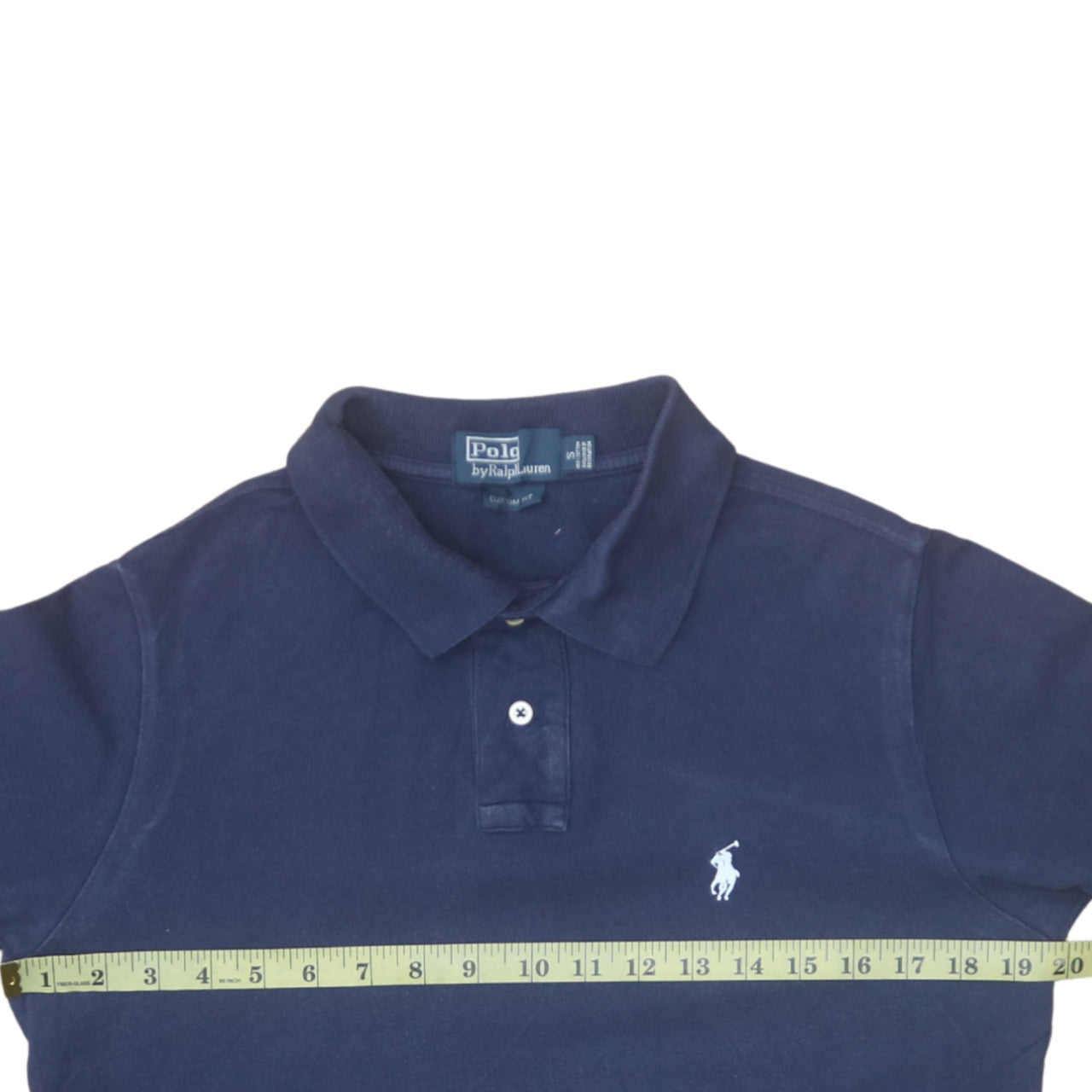Ralph Lauren Men's Blue Slim Fit Cotton Polo Shirt Size S
