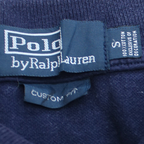 Ralph Lauren Men's Blue Slim Fit Cotton Polo Shirt Size S