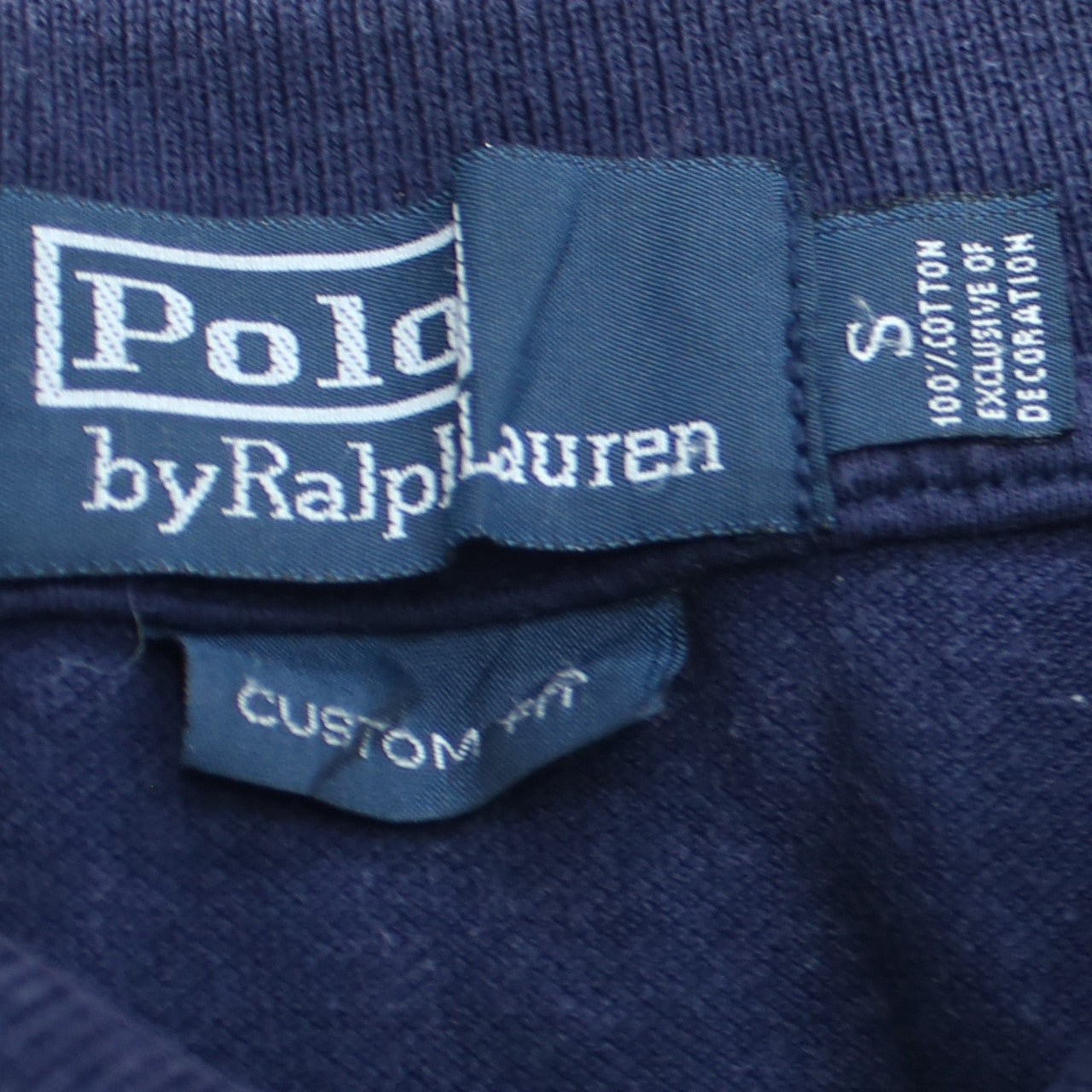 Ralph Lauren Men's Blue Slim Fit Cotton Polo Shirt Size S