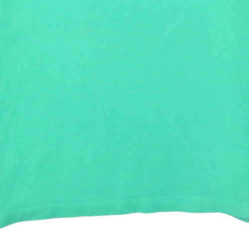 Tommy Hilfiger Men's Green Slim Fit Cotton Polo Shirt XL