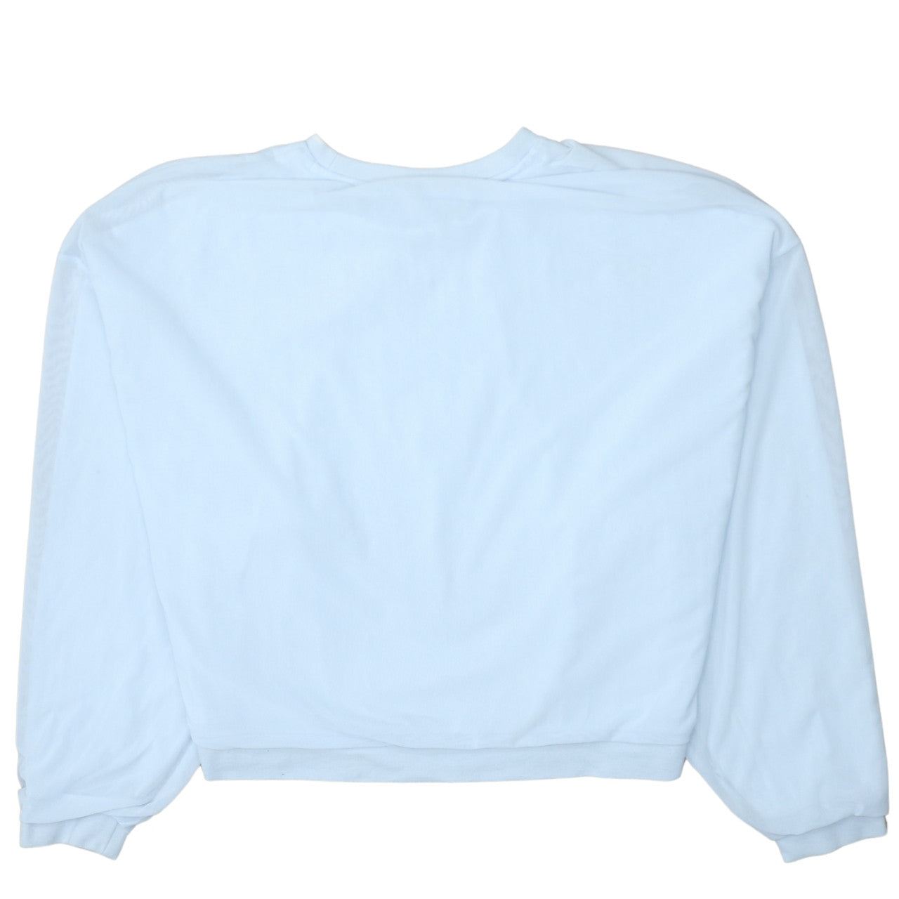 Puma Women Light Blue Crew Neck Pullover Sweatshirt XL