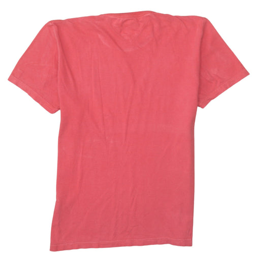Tommy Hilfiger Denim Men's Red Graphic T-Shirt Size M Crew Neck