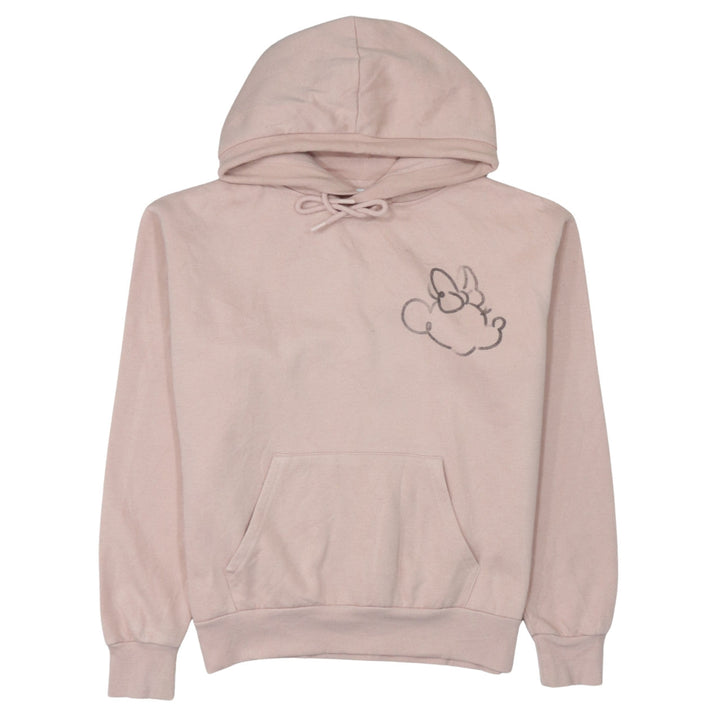 Disney Primark Cares Women's Pink Minnie Hoodie Size 10/12 Cotton Blend