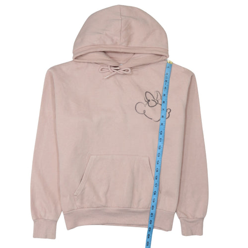 Disney Primark Cares Women's Pink Minnie Hoodie Size 10/12 Cotton Blend