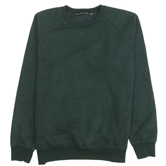 Carhartt Men's Green Crew Neck Pullover Sweatshirt Size M