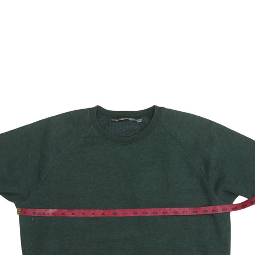 Carhartt Men's Green Crew Neck Pullover Sweatshirt Size M