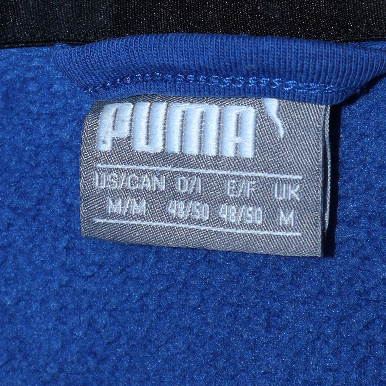 Puma Men's Blue Full Zip Hoodie M Sports Fleece Sweatshirt