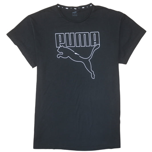 Puma Men's Black XL Graphic Logo Crew Neck T-Shirt