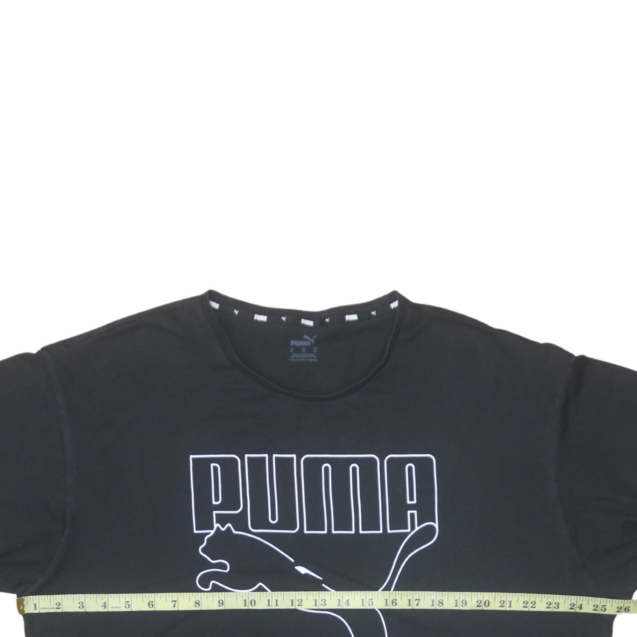 Puma Men's Black XL Graphic Logo Crew Neck T-Shirt