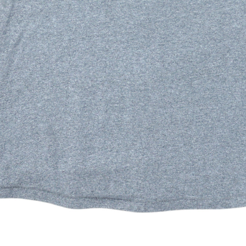 Tommy Jeans Men's Grey Regular Fit Crew Neck Short Sleeve T-Shirt M