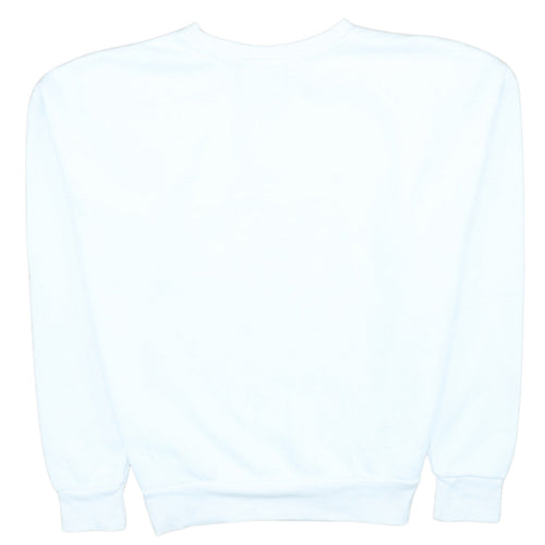 Disney Primark Women's White Winnie the Pooh Sweatshirt Size S 10/12 Crew Neck