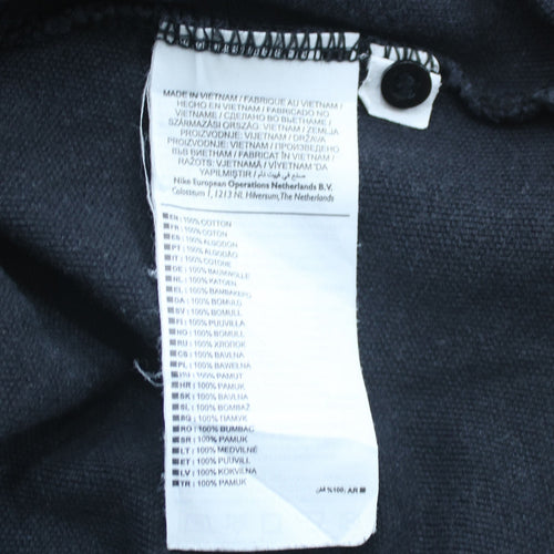 Nike Men's Black Short Sleeve Collared Polo Shirt XL