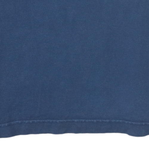 Superdry Men’s Blue Cotton Polo Shirt Medium Classic Fit