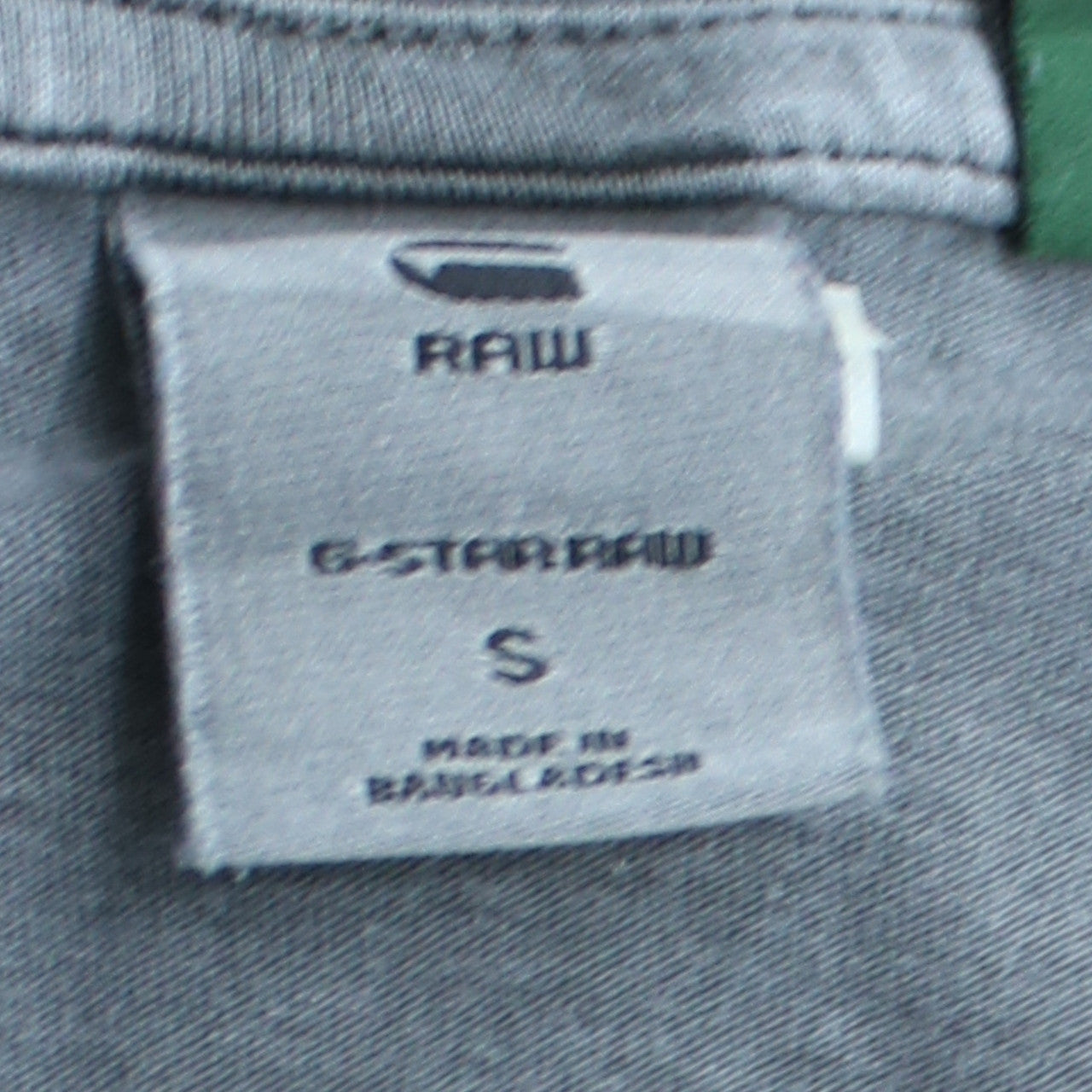 G-Star RAW Men's Grey Crew Neck Cotton T-Shirt Size S