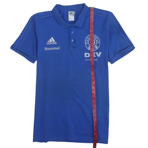 Adidas Men's Blue XL Polo Shirt SV Eitorf 09 Football Teamwear