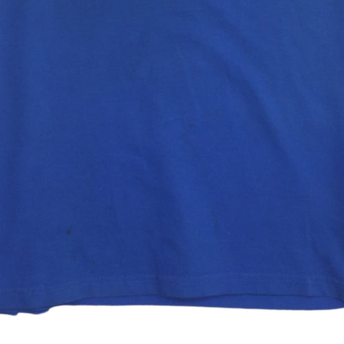 Adidas Men's Blue XL Polo Shirt SV Eitorf 09 Football Teamwear