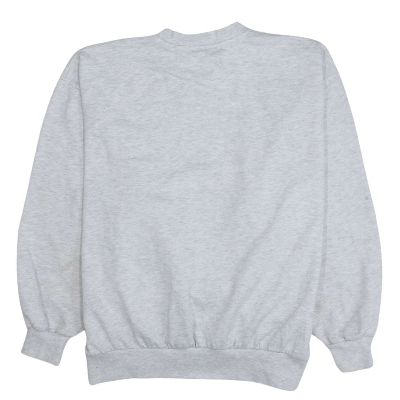 Reebok Essentials Men Grey M Pullover Crew Neck Logo Sweatshirt