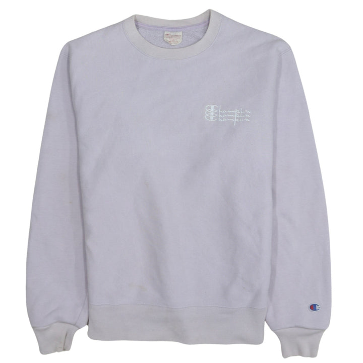 Champion Women’s Lilac Reverse Weave Sweatshirt Medium Cotton Blend