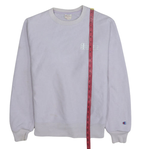 Champion Women’s Lilac Reverse Weave Sweatshirt Medium Cotton Blend