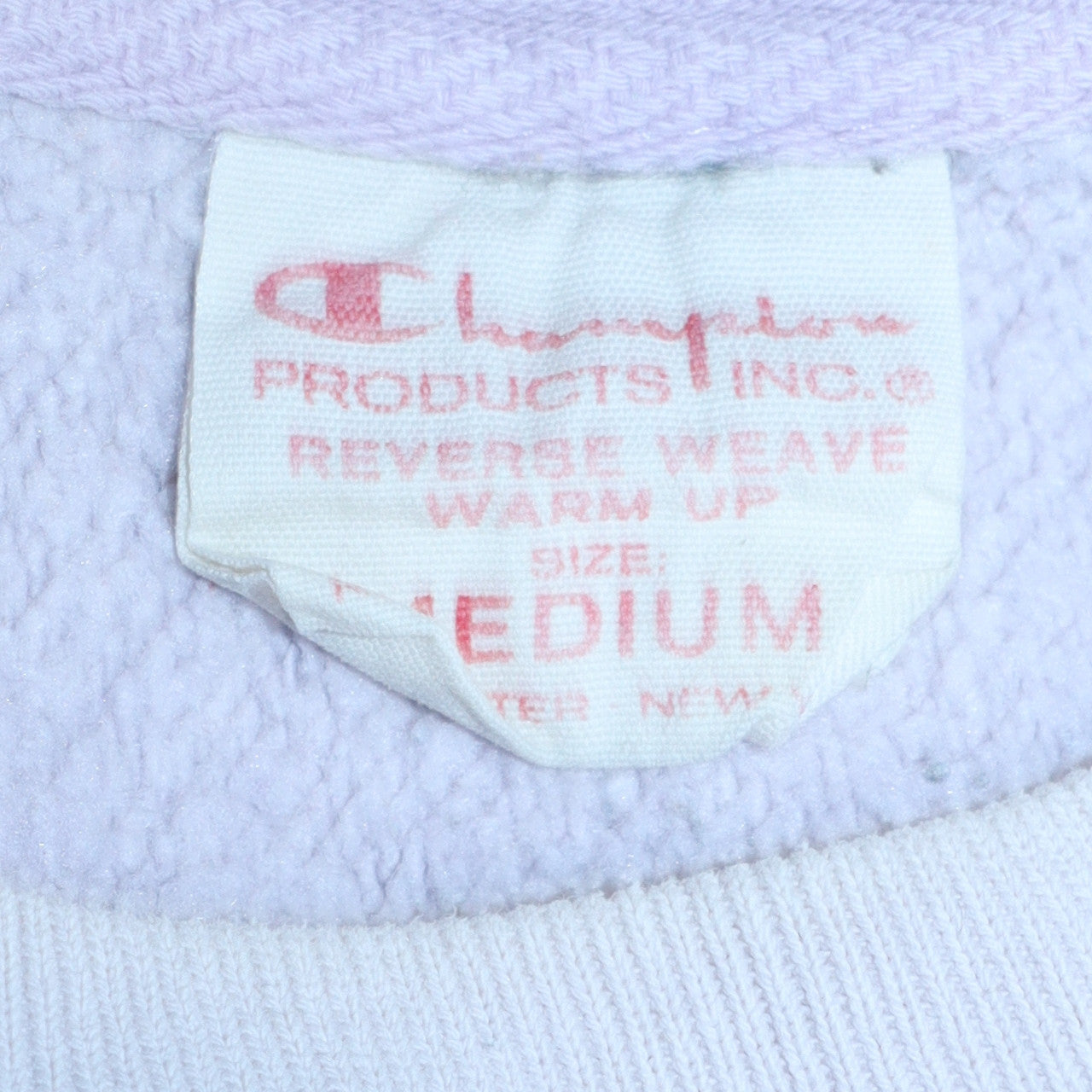 Champion Women’s Lilac Reverse Weave Sweatshirt Medium Cotton Blend