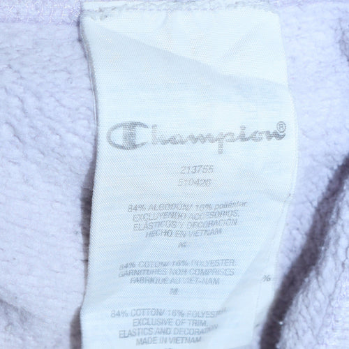 Champion Women’s Lilac Reverse Weave Sweatshirt Medium Cotton Blend