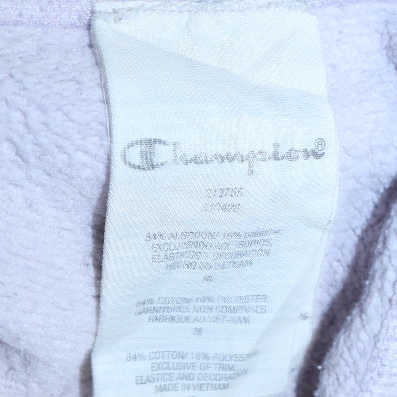 Champion Women’s Lilac Reverse Weave Sweatshirt Medium Cotton Blend