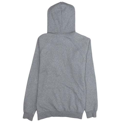 Adidas Mens Grey Pullover Hoodie Small Regular Fit Logo Fleece
