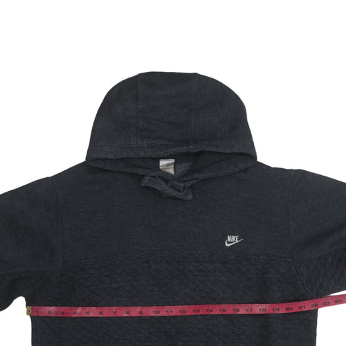 Nike Men's Black Pullover Hoodie Size L Logo Knit Sweatshirt