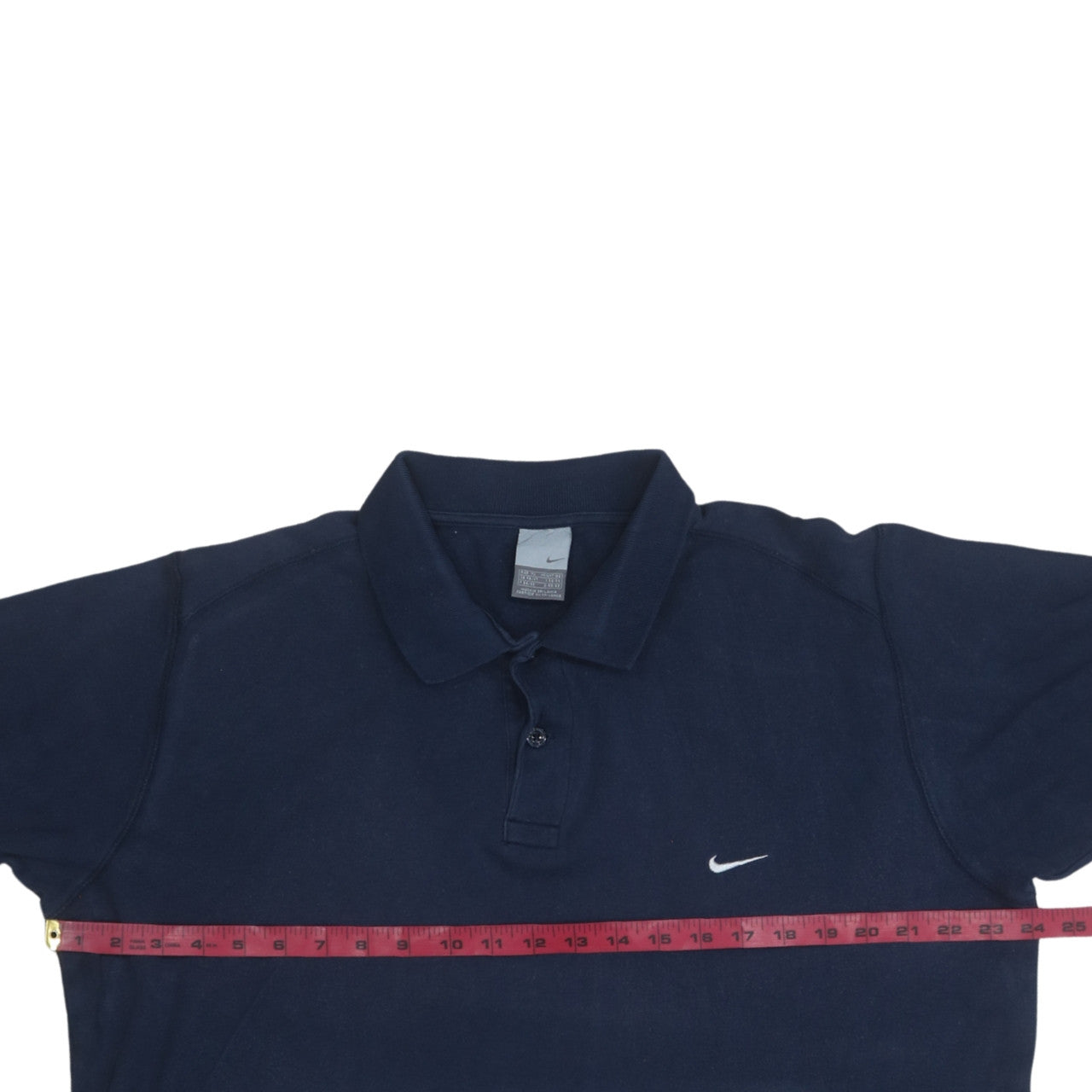 Nike Men's Blue Regular Fit Cotton Short Sleeve Polo Shirt Size M
