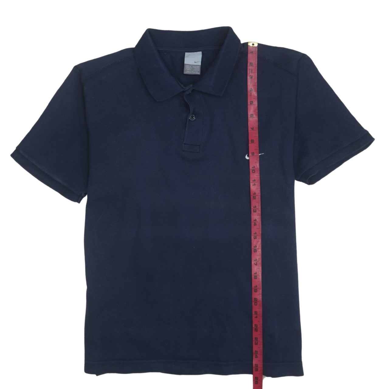 Nike Men's Blue Regular Fit Cotton Short Sleeve Polo Shirt Size M