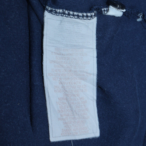 Nike Men's Blue Regular Fit Cotton Short Sleeve Polo Shirt Size M