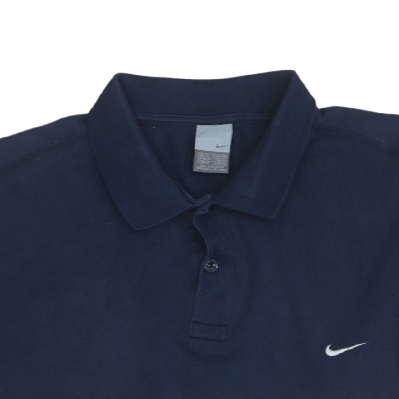 Nike Men's Blue Regular Fit Cotton Short Sleeve Polo Shirt Size M