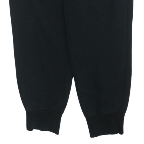 Puma Men's Black Joggers L Fleece Tapered Sweatpants