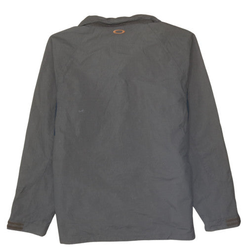 Oakley Men Beige Anorak Jacket M Windproof Water Resistant Outdoor