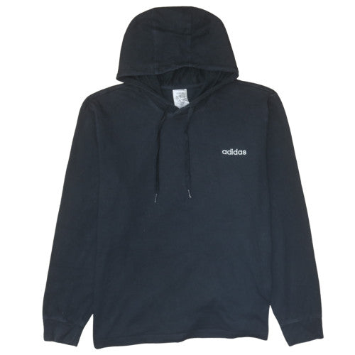 adidas Men's Black XL Pullover Hoodie Fleece Sportswear