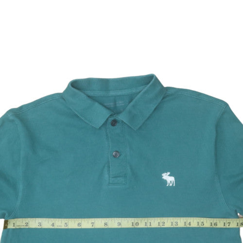 Abercrombie & Fitch Men's Teal Short Sleeve Polo Size M Classic Fit