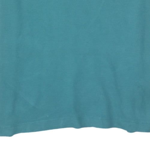 Abercrombie & Fitch Men's Teal Short Sleeve Polo Size M Classic Fit