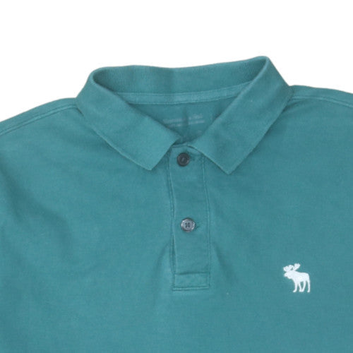 Abercrombie & Fitch Men's Teal Short Sleeve Polo Size M Classic Fit