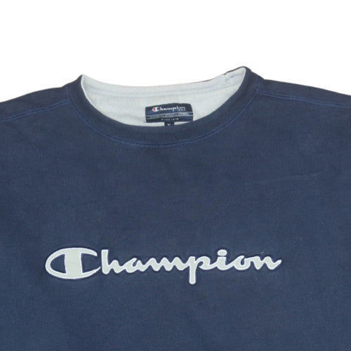 Champion Men's Blue XL Crew Neck Pullover Sweatshirt