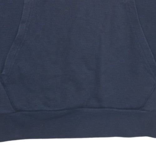 Champion Boys Navy Hoodie Large 11-12 Years Pullover Fleece Cotton Blend