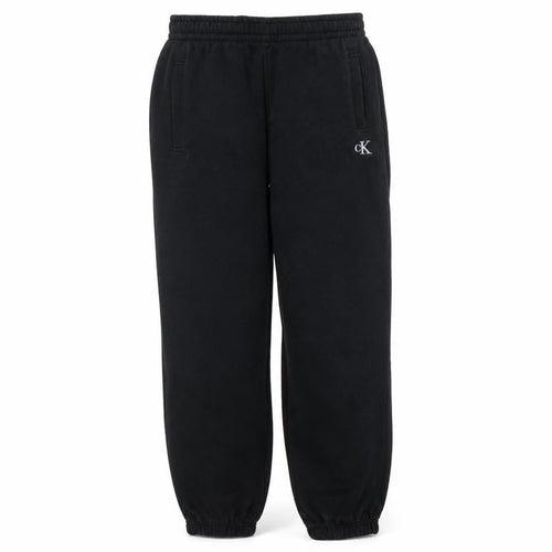 Calvin Klein Men’s Black Sweatpants S Regular Fit Elastic Waist Fleece