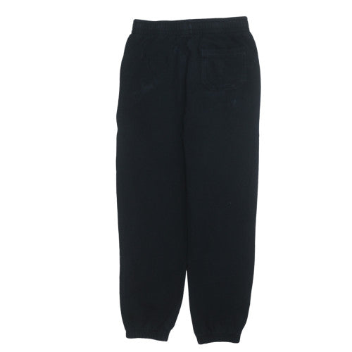 Calvin Klein Men’s Black Sweatpants S Regular Fit Elastic Waist Fleece
