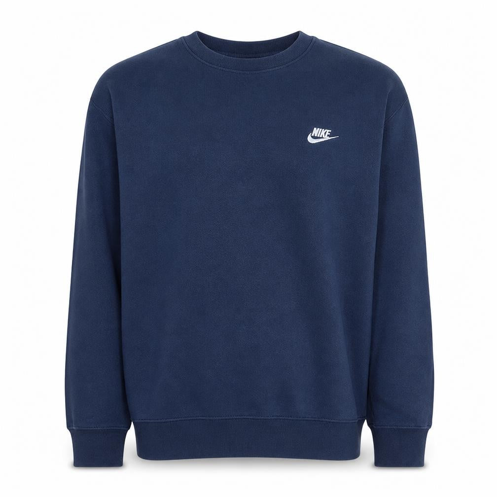 Nike Men's Blue Crew Neck Pullover Sweatshirt L Sports Fleece