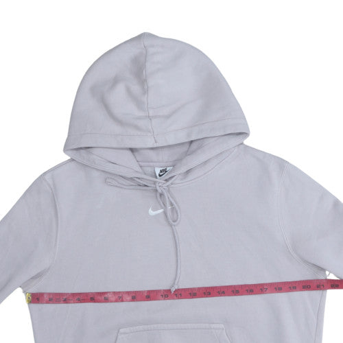 Nike Women’s Grey Small Pullover Hoodie Cotton Blend Athletic Sweatshirt